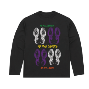 T SHIRT SISMO "AIRMAX LOVERS" NOIR