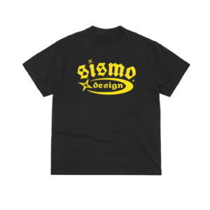 T SHIRT SISMO "LOGO" NOIR/JAUNE